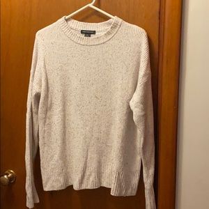 Something Navy Flecked Crewneck Sweater.